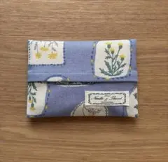 ポケットティッシュカバー カメリアブルー マルチ ハンドメイド - メルカリ