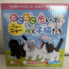 とことこ歩いて ニャーニャー鳴く子猫たち