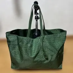「未使用品」ボッテガヴェネタ トートバッグ ナイロン　グリーン（布袋付き）