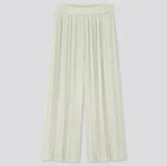 UNIQLOシフォンプリーツスカートパンツ（丈長め56.5～58.5cm）