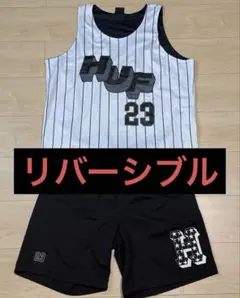 HUF ハフ　リバーシブル タンクトップ　パンツ　セットアップ　S バスケット