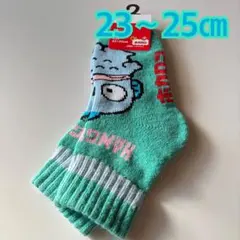 【新品】ホカロン × サンリオ コラボ 靴下 ハンギョドン裏パイル暖かソックス