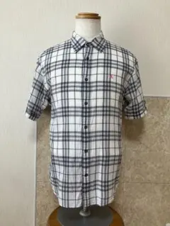 BURBERRY BLACK LABEL チェック柄 半袖シャツのサムネイル