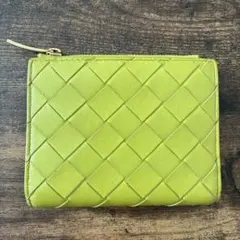 BOTTEGA VENETA 財布 2つ折り ライトグリーン