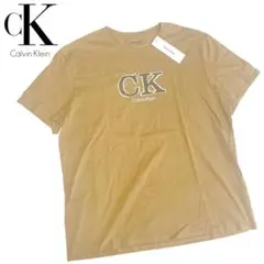 カルバンクライン CKロゴ Tシャツ イエロー Calvin Klein XL