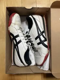 ASICS スニーカー ホワイト/ブラック/レッド