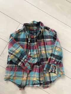 Ralph Lauren  ラルフローレン　チェック柄シャツ 2/2T