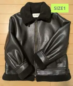 Ray BEAMSレイビームス フェイクムートン ボマーブルゾン