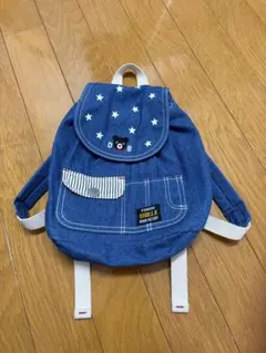 ミキハウス　DOUBLEB 星柄デニムリュック