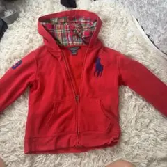 Polo by Ralph Lauren ジップパーカー レッド S(8)