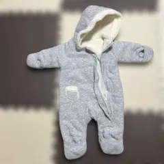 フード付きグレーアウター 70-80cm