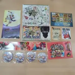 新品 ジャンプビクトリーカーニバル ルフィ 缶バッジ ニカ ステッカー シールのサムネイル