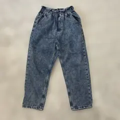 GU キッズガールズウエストギャザーデニム　2022年販売