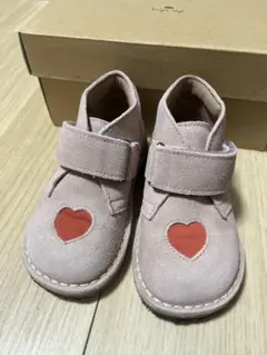 KONGESSLOEJD ハートスエードブーツ ピンク EU24サイズ