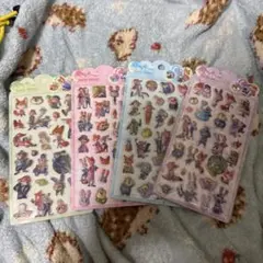 動物キャラクターシールセット 4枚 ズートピア