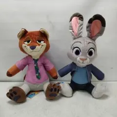 ズートピア2 ぬいぐるみニック&ジュディセット - メルカリ