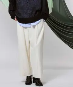 MAISON SPECIAL メゾンスペシャル　ワイドタックイージーパンツ