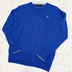 バーバリーブラックレーベル　セーター　ニット　ウール　カシミヤ　M