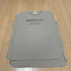 OPAQUE.CLIP ノースリーブ Tシャツ ベージュ