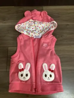 MIKI HOUSE ピンク ベスト 90