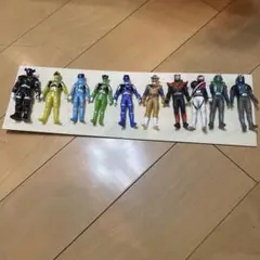 戦隊ヒーロー フィギュア 10体セット
