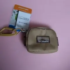 未使用品 Columbia コインケース ベージュ