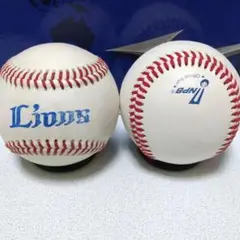 西武ライオンズ練習球とNPB公式試合球セット