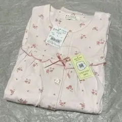 新品☆ナルエー 半袖パジャマ 綿100% M〜L☆小花 B ピンクのサムネイル