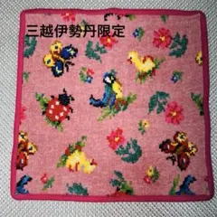 FEILER フェイラー三越伊勢丹限定ハイジ グレースピンク/レッド ハンカチ