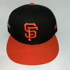 た*い様 ニューエラ 59FIFTY SF ジャイアンツ キャップ 7 刺繍カス 59FIFTY 3Materials 読売ジャイアンツ ブラック | ニューエラ