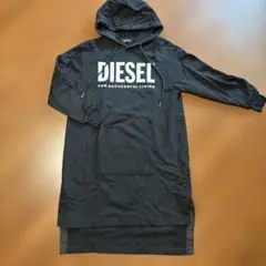 DIESEL フード付きロングパーカー　パーカーワンピース