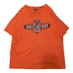 HARLEY-DAVIDSON オレンジ Tシャツ