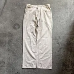 90s 白タグ agnes'b homme 5P アイボリー デニムパンツのサムネイル