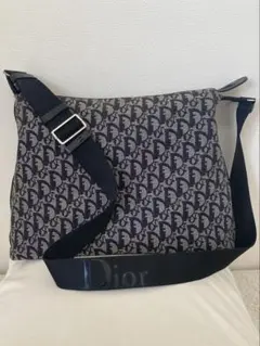 クリスチャンディオール ショルダーバッグトロッター Diorロゴキャンバスレザー