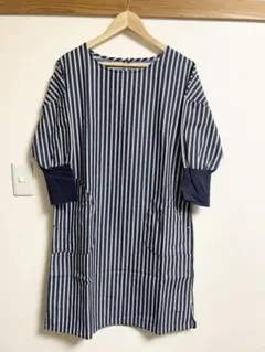 ワンピース　デニム生地