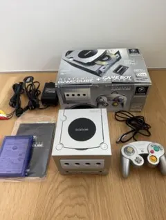 箱付き　ゲームキューブ シルバー　ゲームボーイプレーヤー　コントローラー付き
