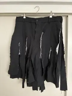BLACK comme des garcons 短冊ショートパンツのサムネイル