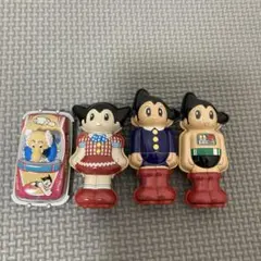 豪華7点セット 未開封 明治チョコレート 鉄腕アトム ブリキ玩具 Meiji