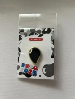 コミャク　ピンバッジ　黒　ID　左　ミャクミャク　万博　こみゃく