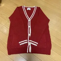 ZARA 赤 カーディガン