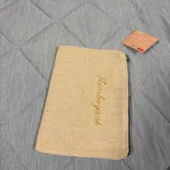 DAISO Natural Flat Pouch フラットポーチのサムネイル