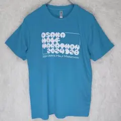 グリマー 半袖Tシャツ ロゴプリント ドライ素材 M ターコイズブルー スポーツのサムネイル