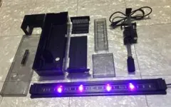水槽用品3セットコトブキLED照明機器美品　GEX揚水ポンプ　GEX濾過器観賞魚