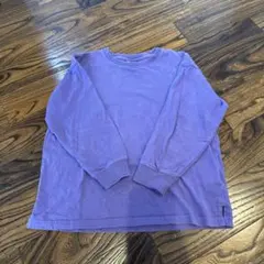 ❤️送料込❤️devilrock パープル 長袖カットソー 120cm 綿100%