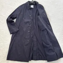美品 BEAMS 近年モデル スプリングコート 撥水加工 薄手 ネイビー