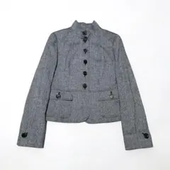 美品　バーバリー　BURBERRY　裏地ホース柄　スタンドカラージャケット　38のサムネイル