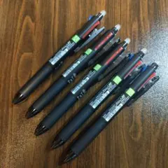 【フリクションボール3 スリム】 0.5㎜ 3色 5本 ブラック