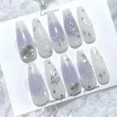 お急ぎ便C♥ ネイルチップ 量産型 韓国 ワンホン シンプル 地雷 ちゅるん 白 ネイルチップ 現品 オーダー ちゅるん ワンホン 韓国 量産型 地雷