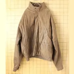 80s ADVENTURE BOUND レザージャケット Lベージュ aw40