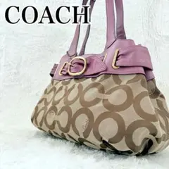 COACH レガシー オセロットレオパード柄 キャンバス キャリオール 